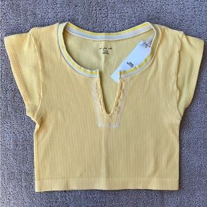 Urban Outfitters Out From Under Go For Gold Seamless Fitted Top